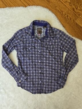 Roper Pearl Snap Shirt, Girls Size Medium
